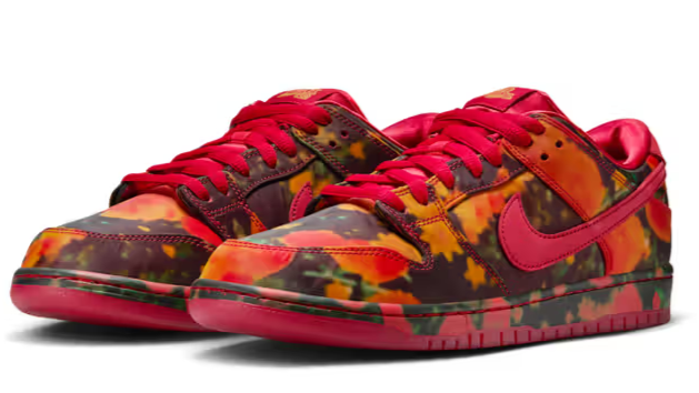 Nike SB Dunk Low The Wizard of Oz Poppy Field - OnSize