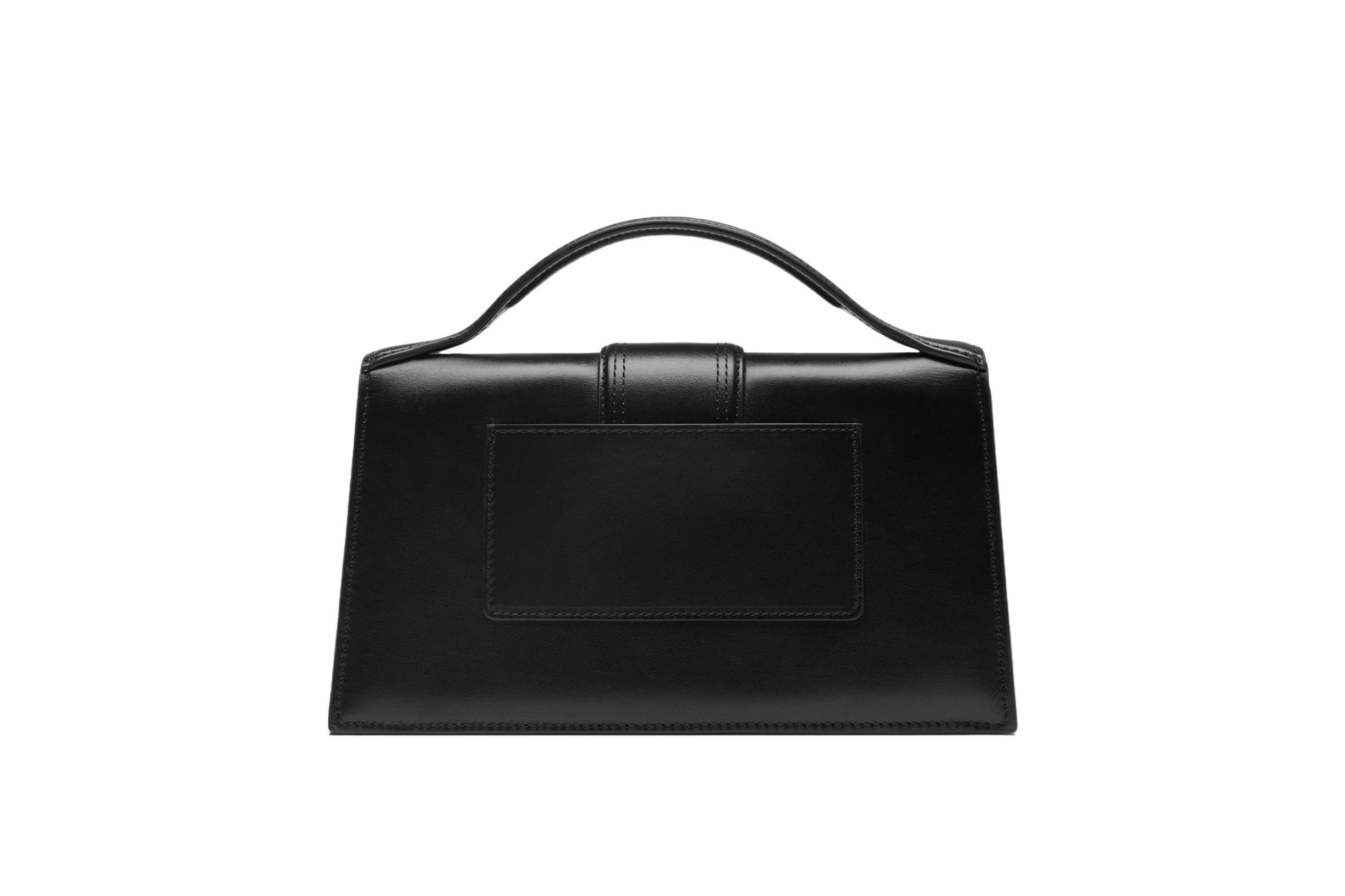 Jacquemus Le grand Bambino Crossbody Strap Handbag Black Silver - OnSize