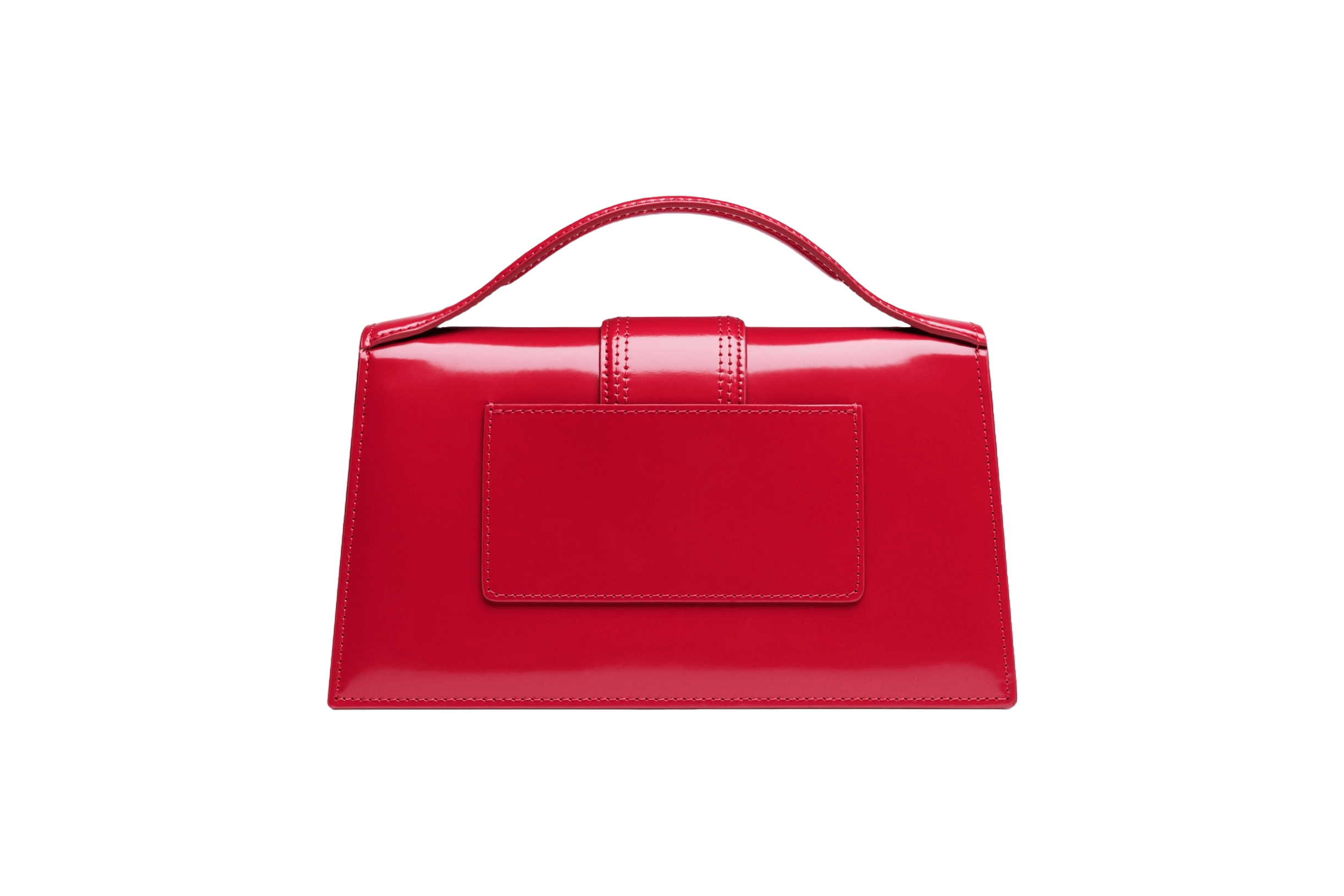 Jacquemus Le grand Bambino Crossbody Strap Handbag Red Silver - OnSize