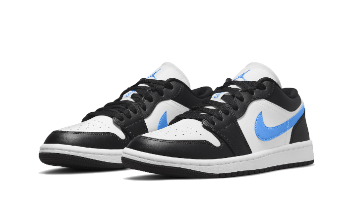 Jordan 1 Low Black University Blue White - OnSize