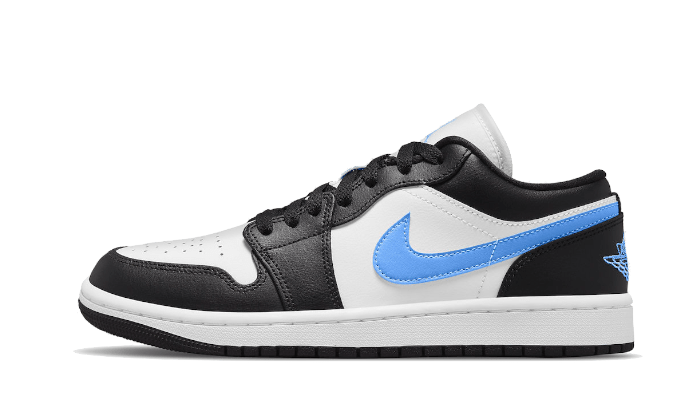 Jordan 1 Low Black University Blue White - OnSize