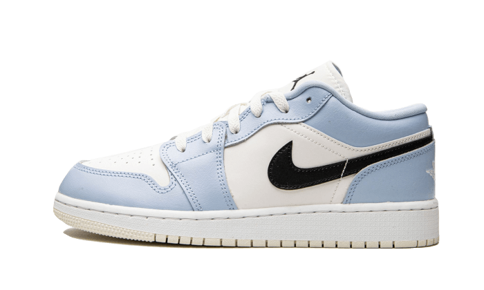 Jordan 1 Low Ice Blue Black - OnSize