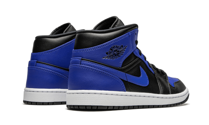 Jordan 1 Mid Hyper Royal Tumbled Leather - OnSize