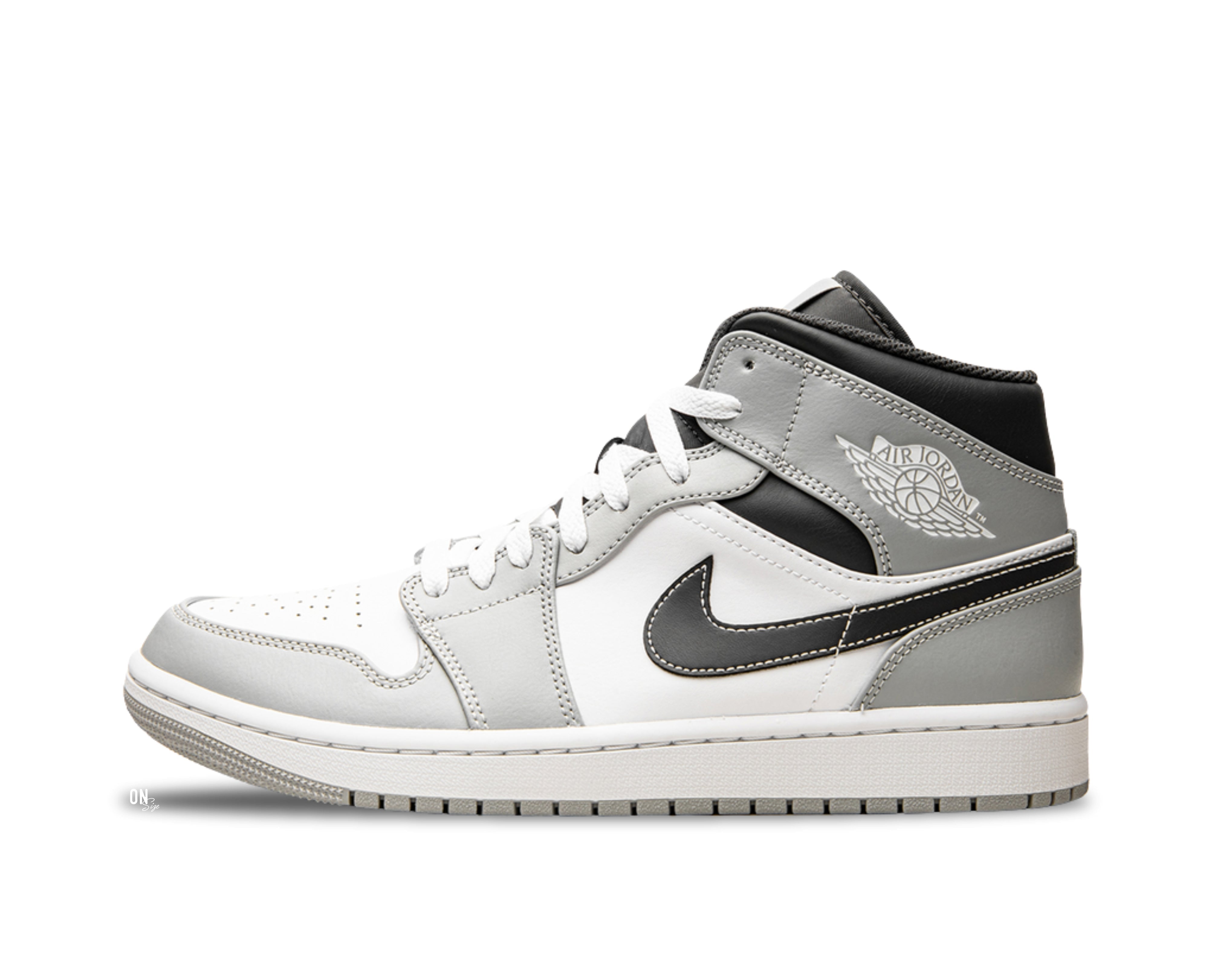 Jordan 1 Mid Light Smoke Grey Anthracite - OnSize