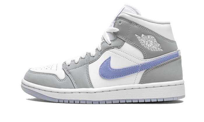 Jordan 1 Mid Wolf Grey Aluminum - OnSize