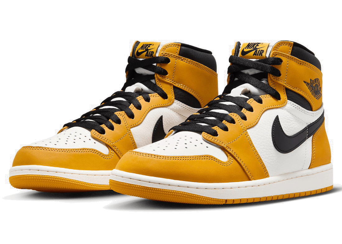 Jordan 1 Retro High OG Yellow Ochre - OnSize