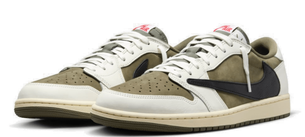 Jordan 1 Retro Low OG SP Travis Scott Medium Olive - OnSize