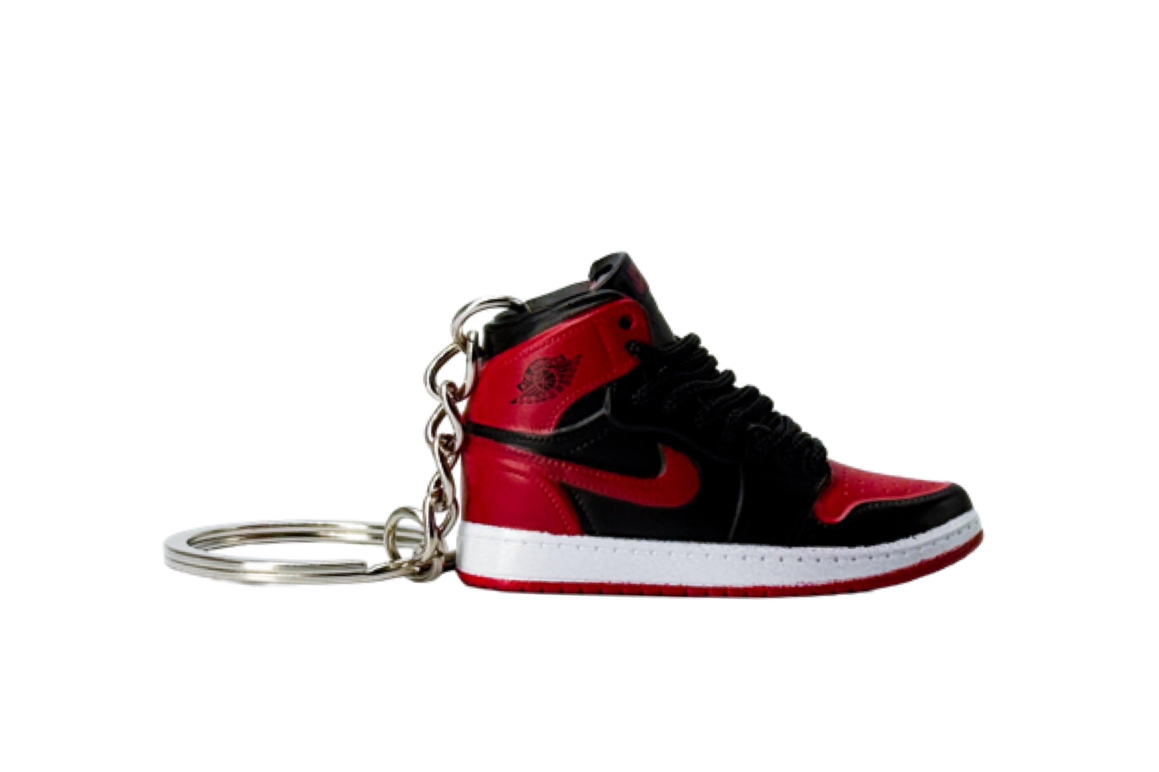 Keychain - Jordan 1 Retro High Bred Banned - OnSize