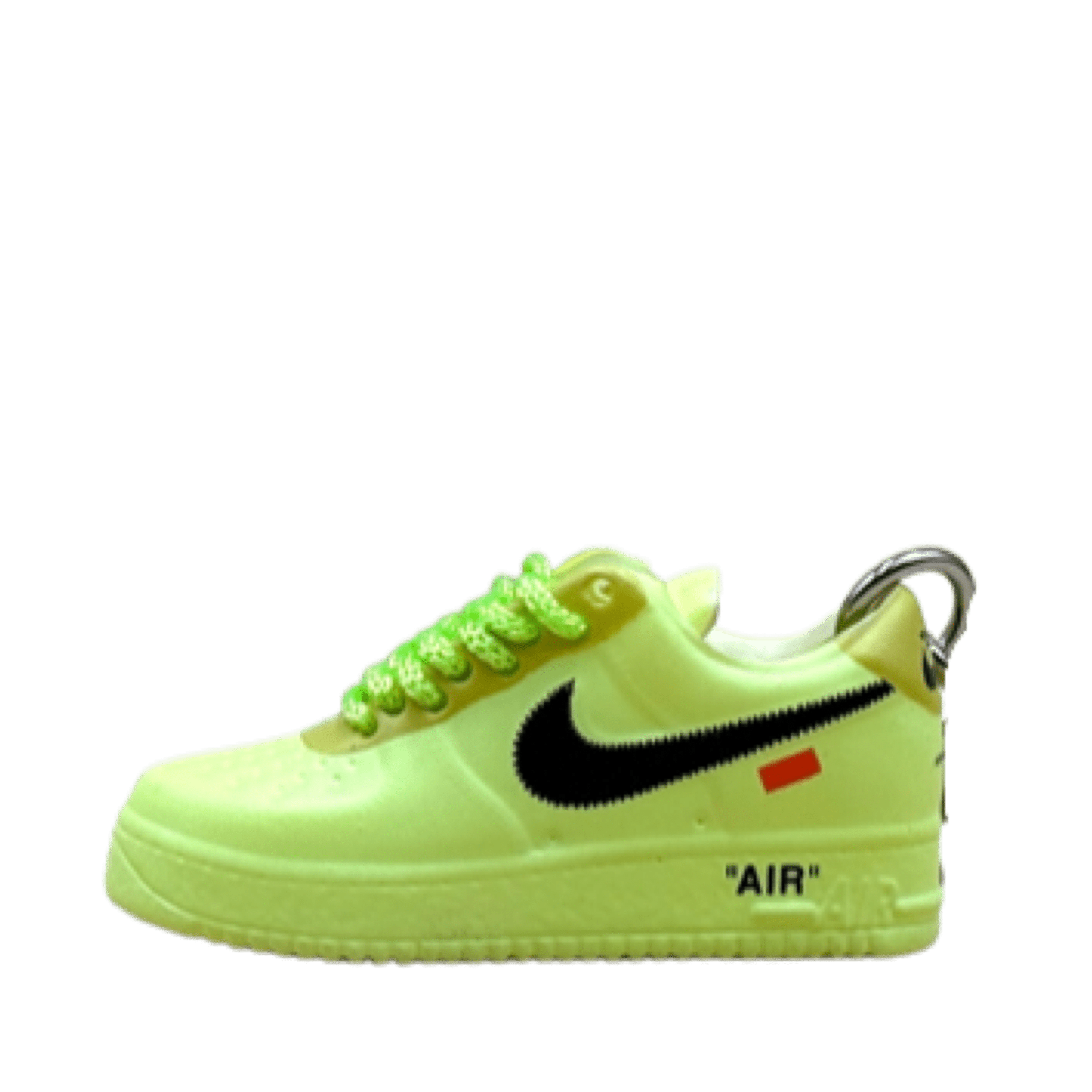 Keychain - Nike Air Force 1 Low Off-White Volt - OnSize