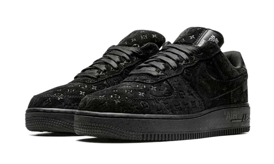 Louis Vuitton Nike Air Force 1 Low By Virgil Abloh Black - OnSize