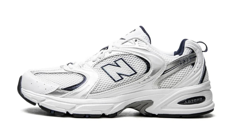 New Balance 530 White Silver Navy - OnSize