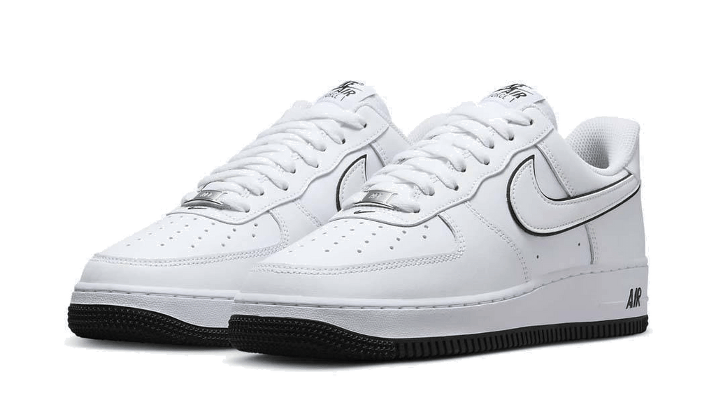 Air force 1 black outline best sale