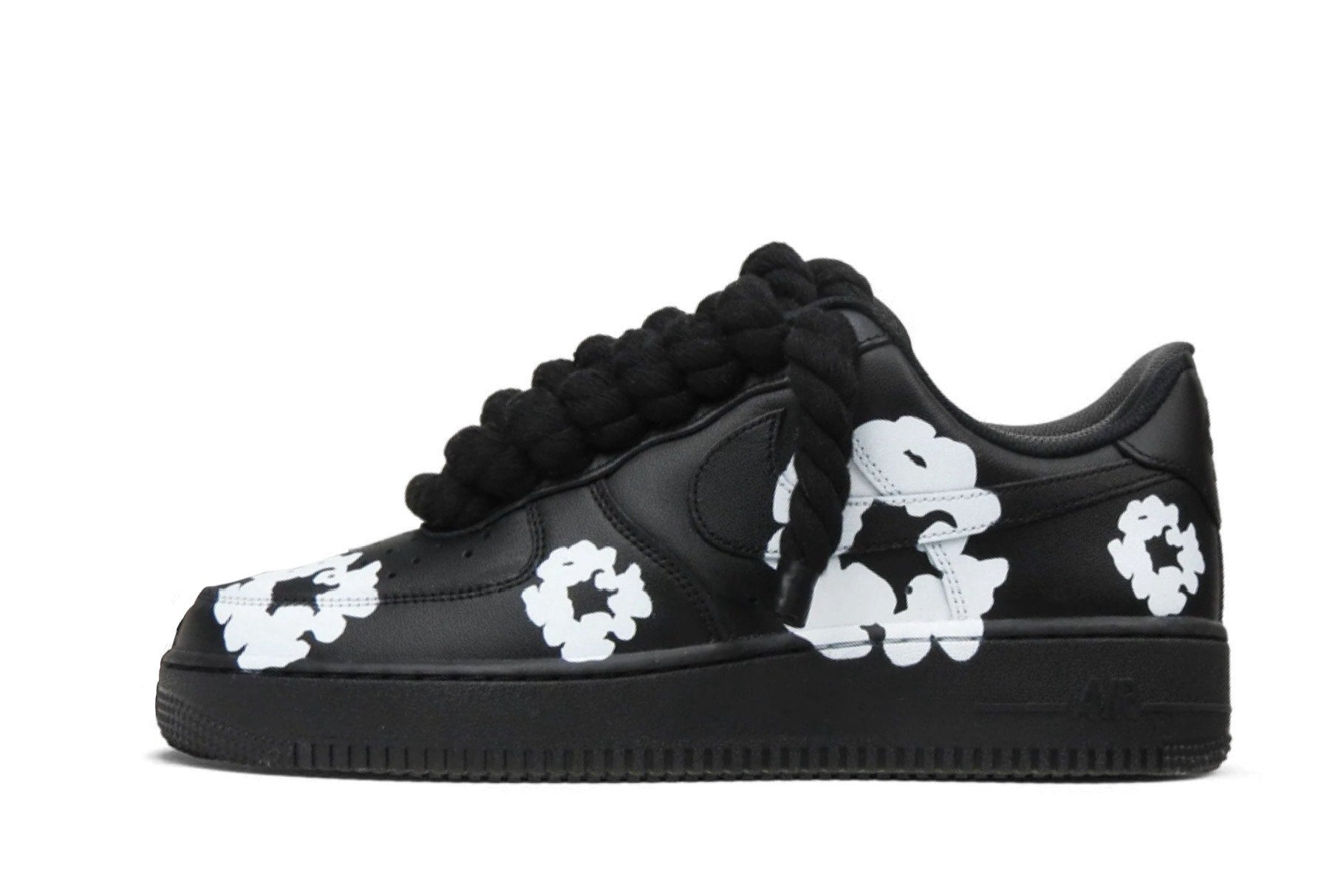 air force 1 black customized