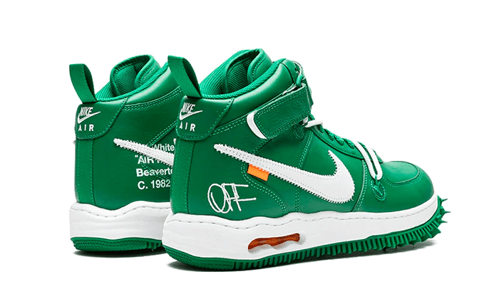 Nike Air Force 1 Mid Off-White Pine Green - OnSize