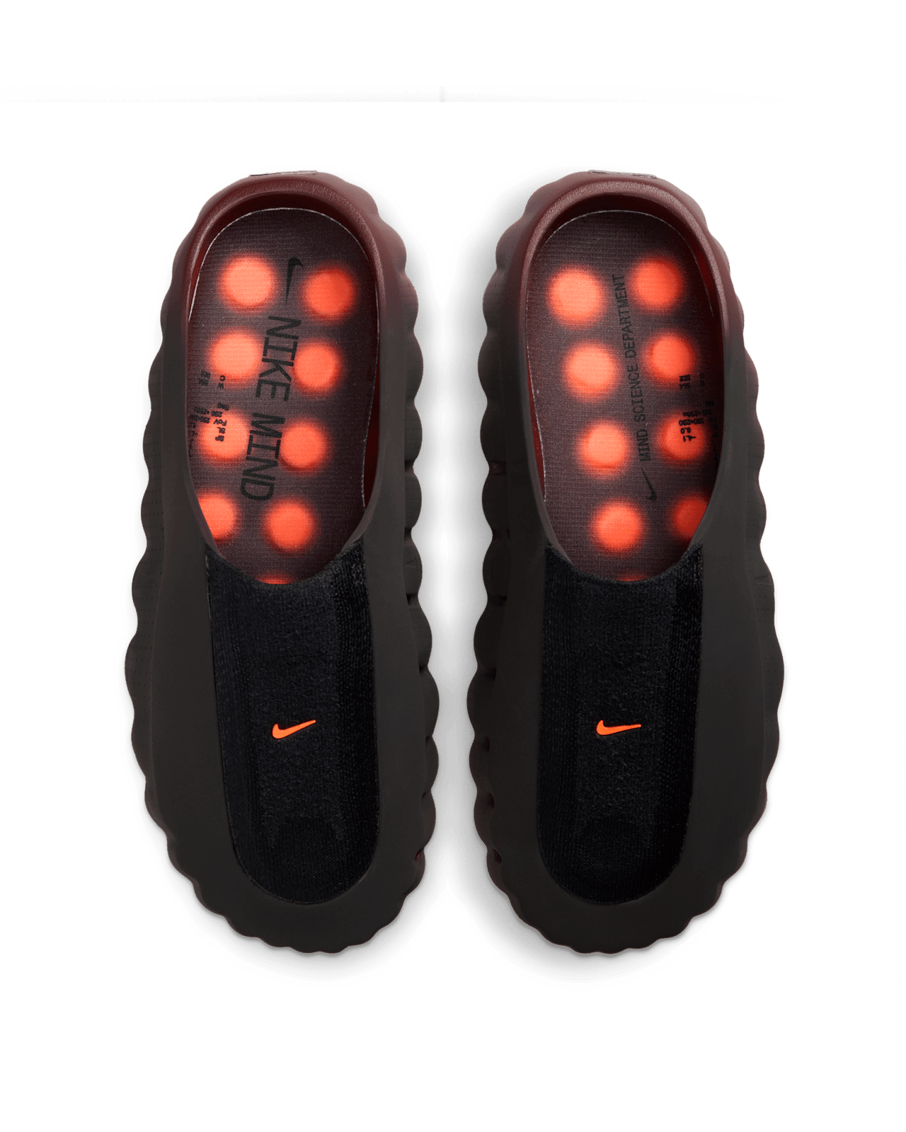 Nike Mind 001 Flyknit Slide Bronze Eclipse Total Orange - OnSize