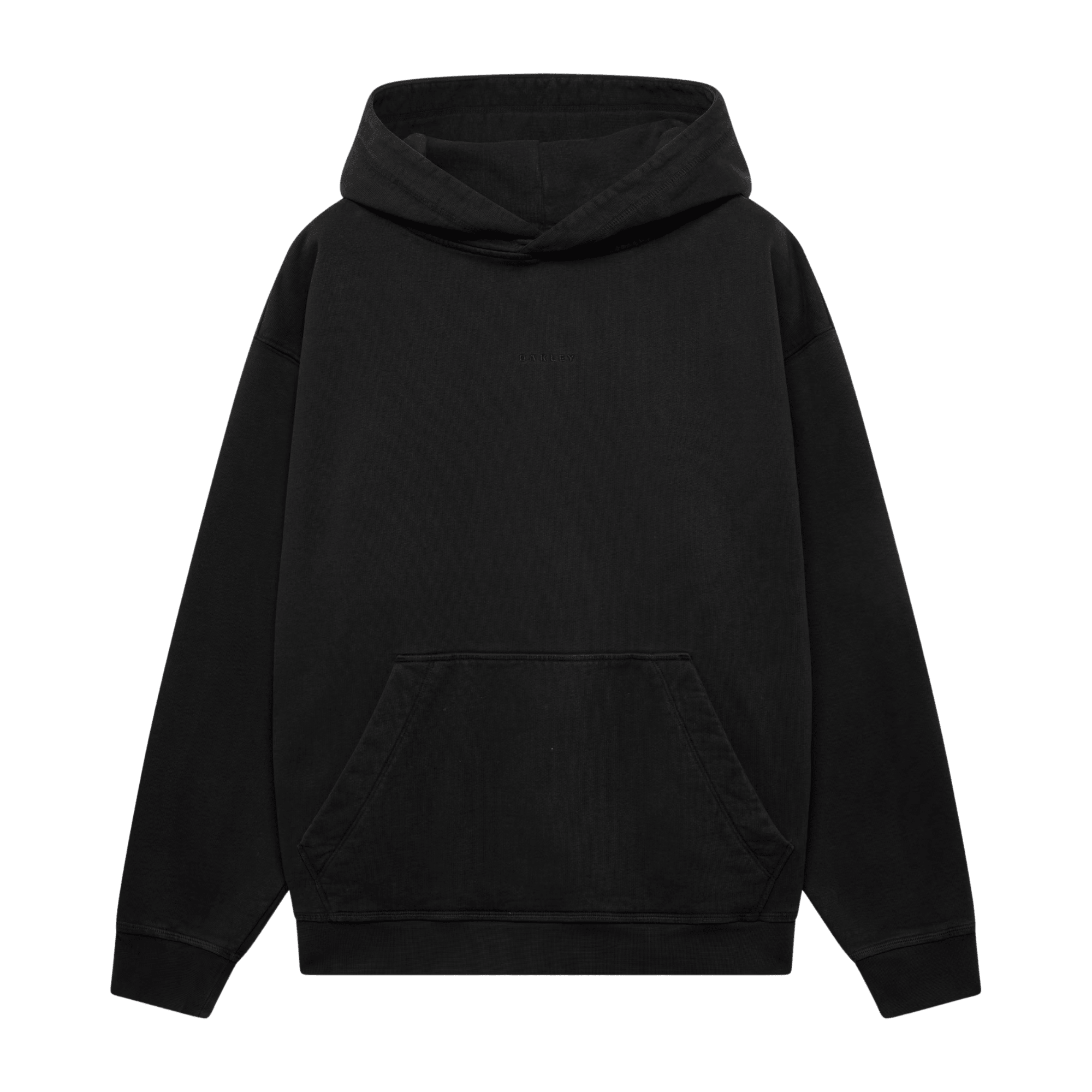 Oakley Echo Mod Embroidered Hoodie Pitch Black - OnSize
