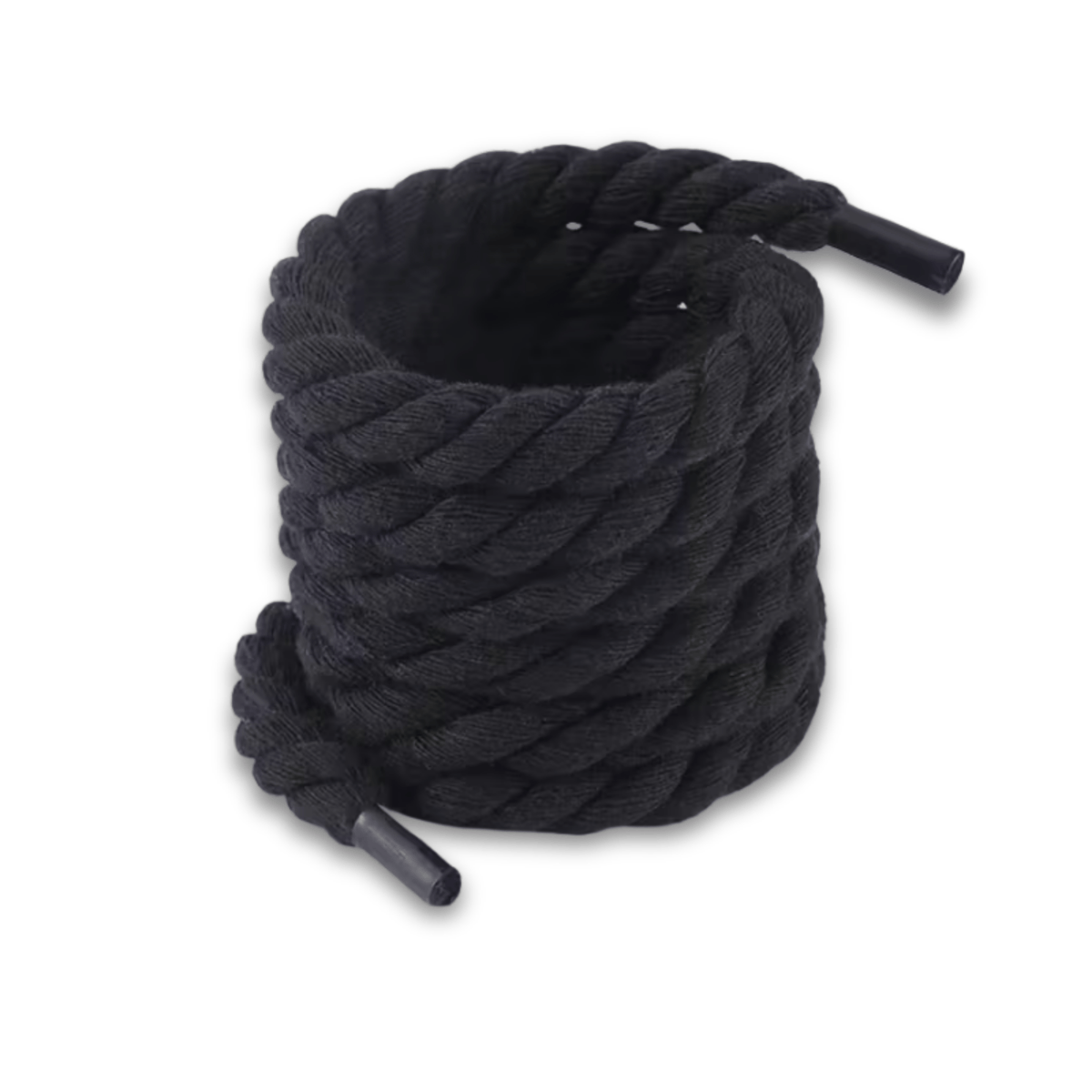 Canvas Laced Rope Rope Lace Black - 8mm