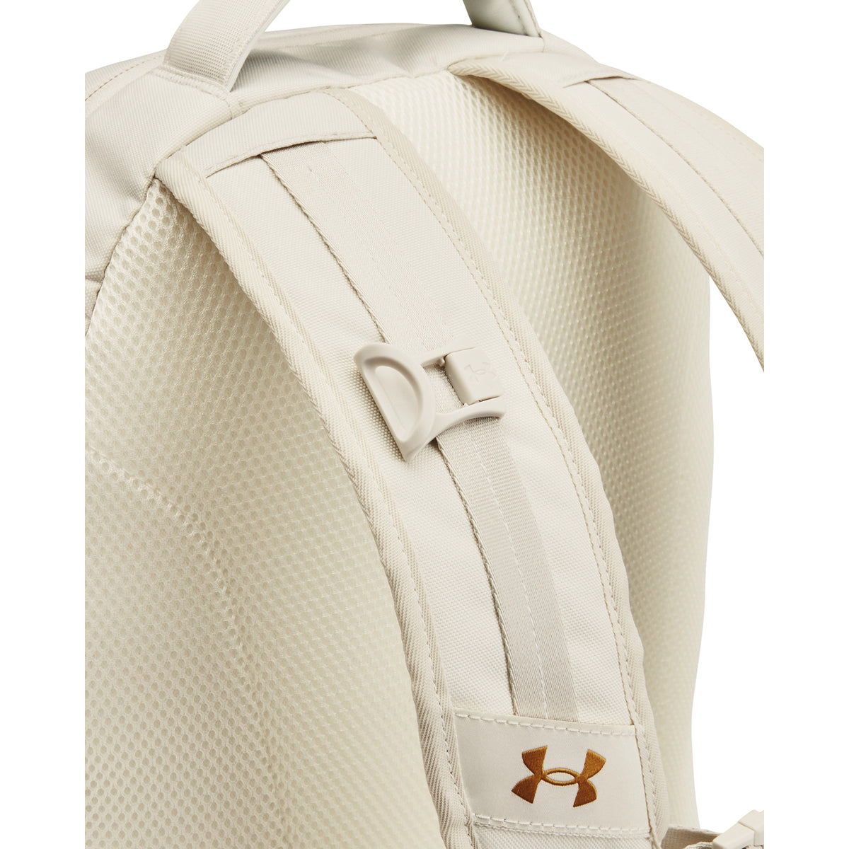 Under Armour UA Hustle 6.0 Pro Backpack Summit White Metallic Gold
