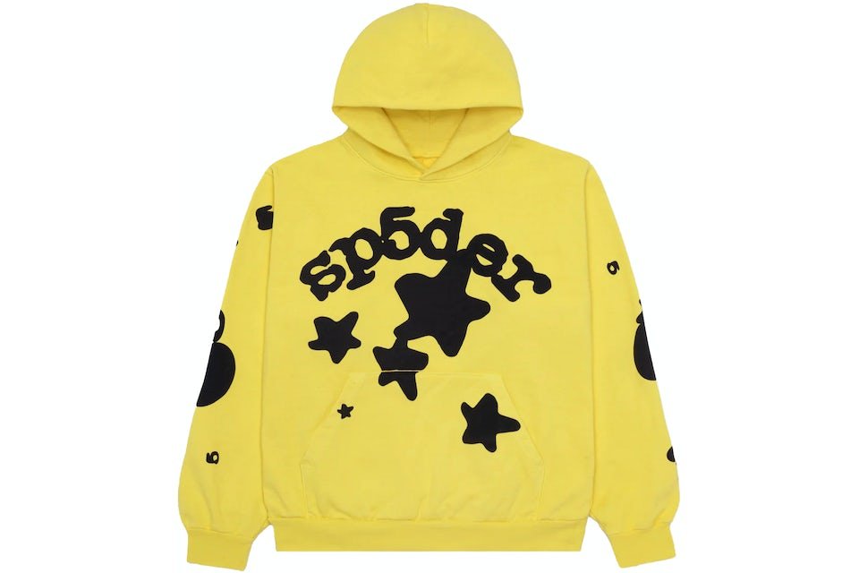 Sp5der Beluga Hoodie Gold - OnSize