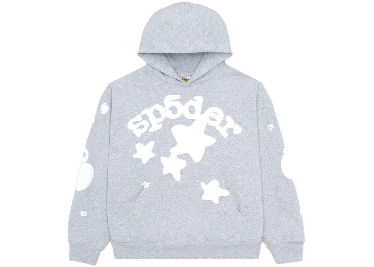 正規品　Sサイズ　SP5DER BELUGA GLAY HOODIE sp5der-beluga-hoodie-heather-