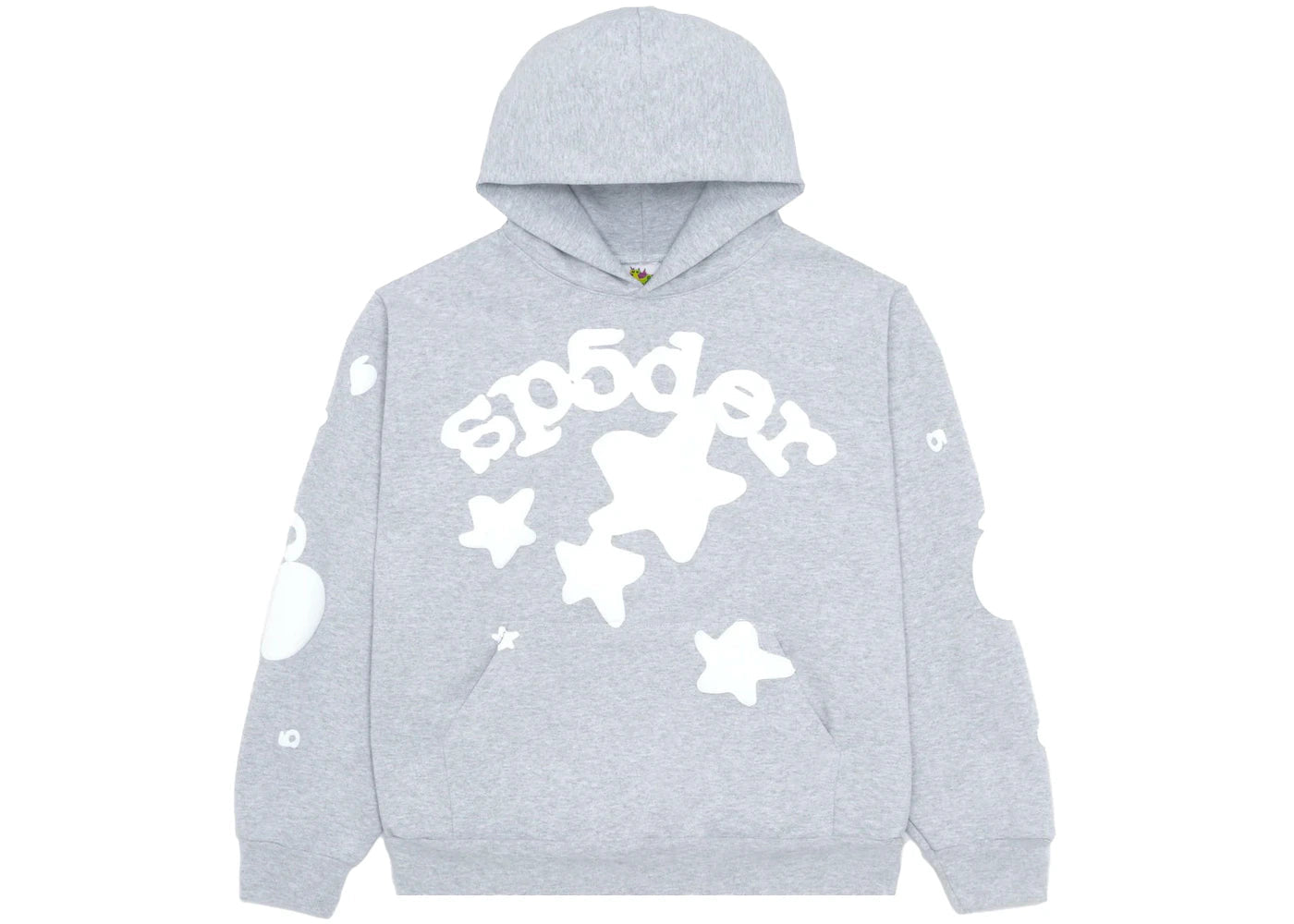 Sp5der Beluga Hoodie Heather Grey - OnSize