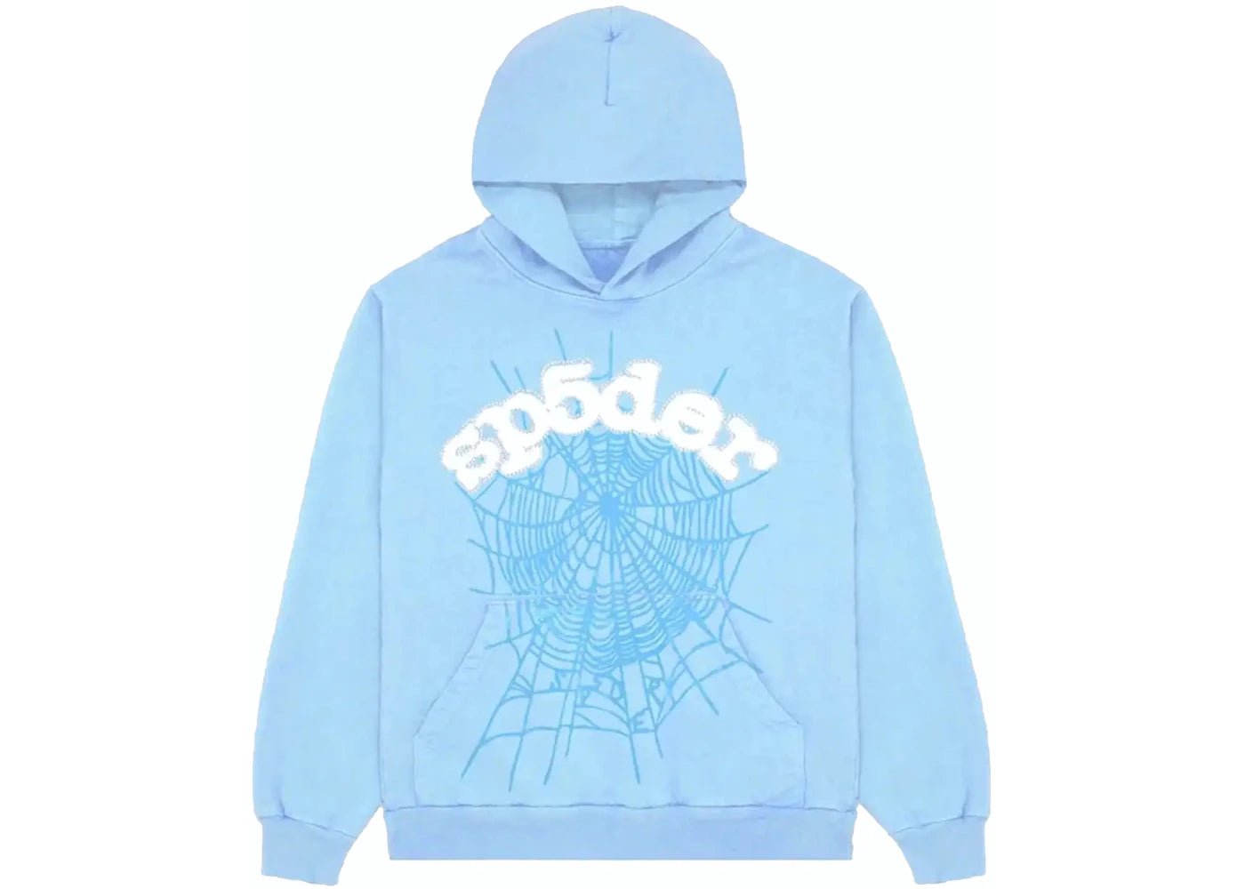 Sp5der Web Hoodie Sky Blue - OnSize