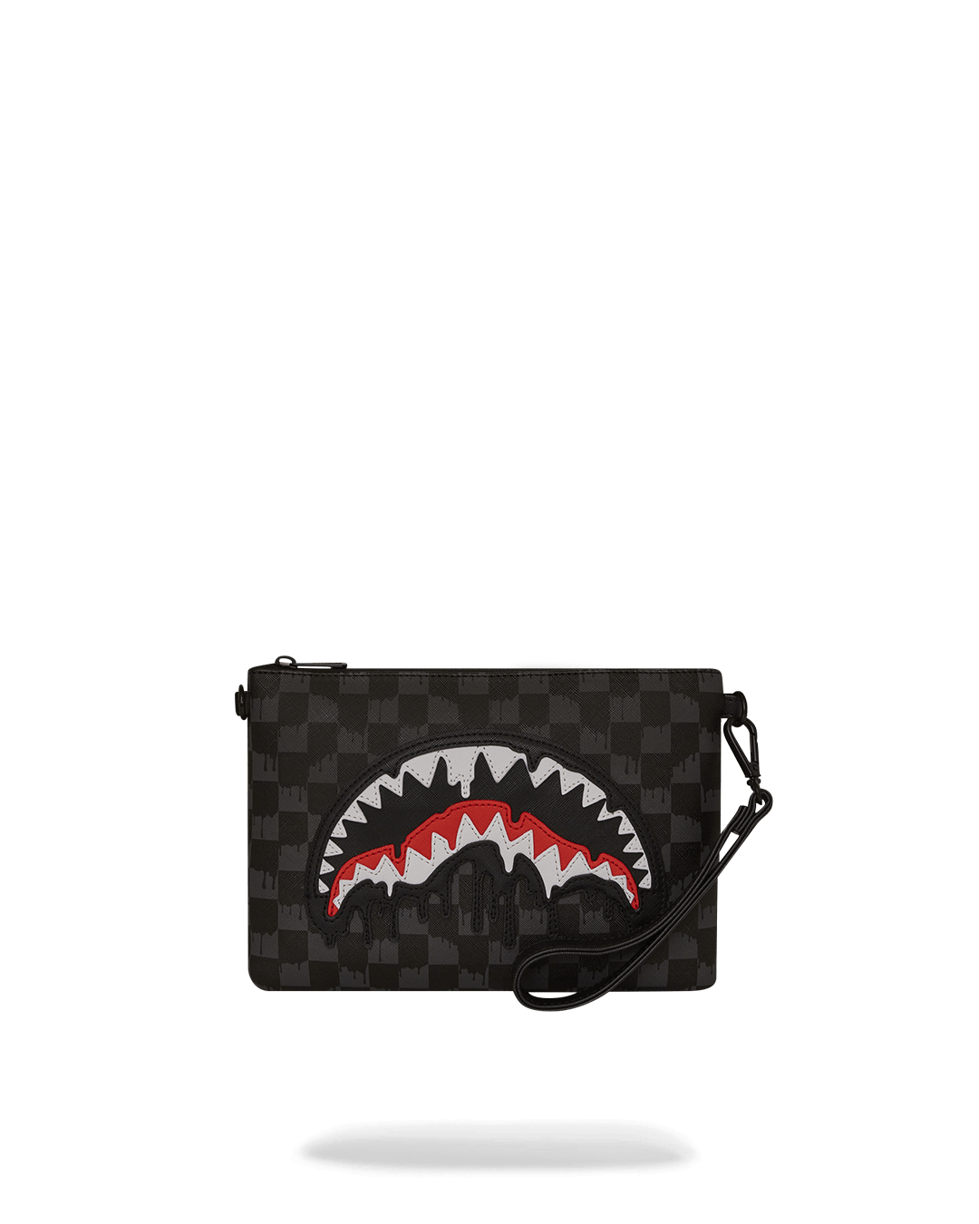 Sprayground Dripping Sharks In Paris Crossover Clutch - OnSize
