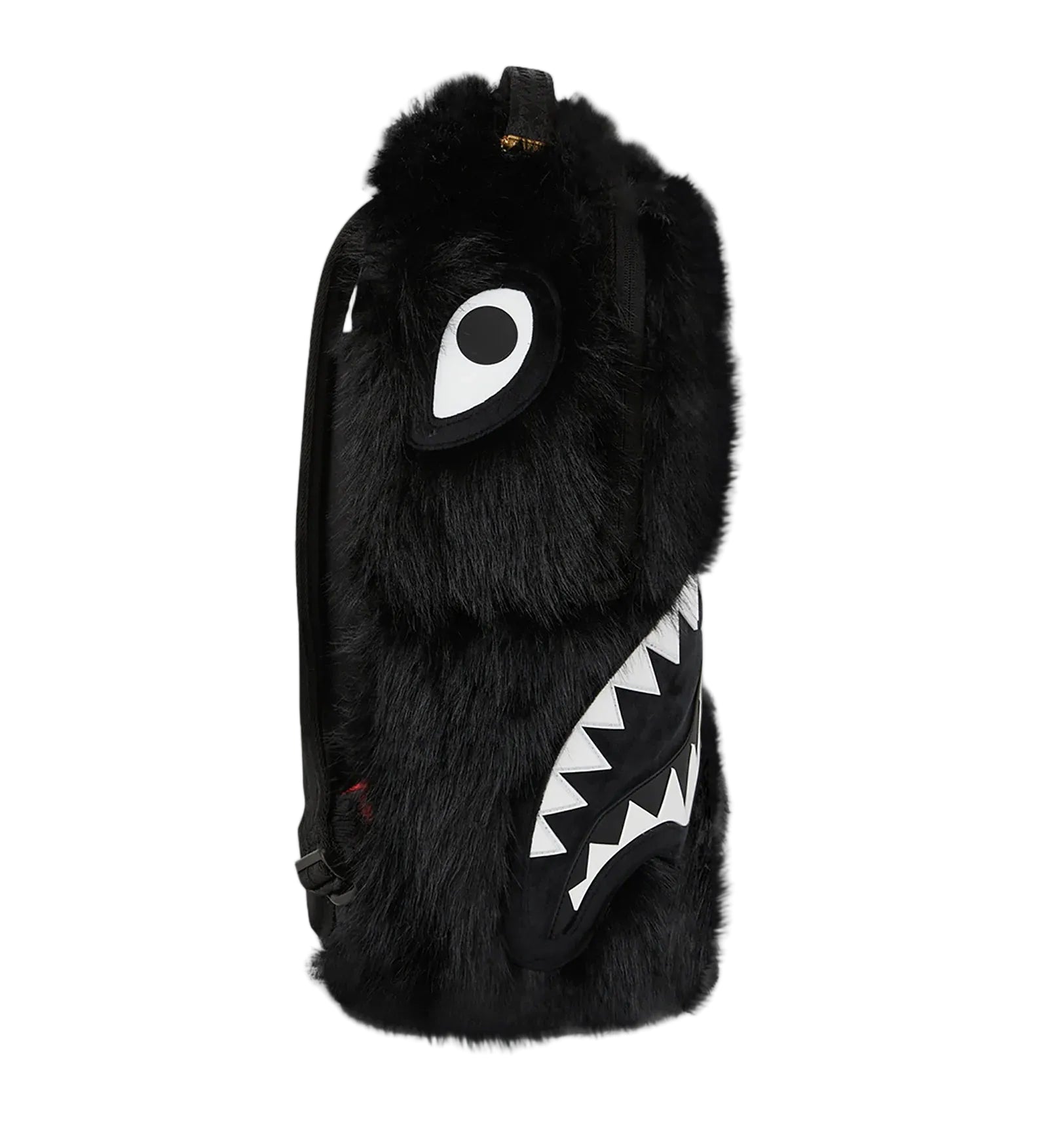 Sprayground Fur Cray Black Backpack - OnSize