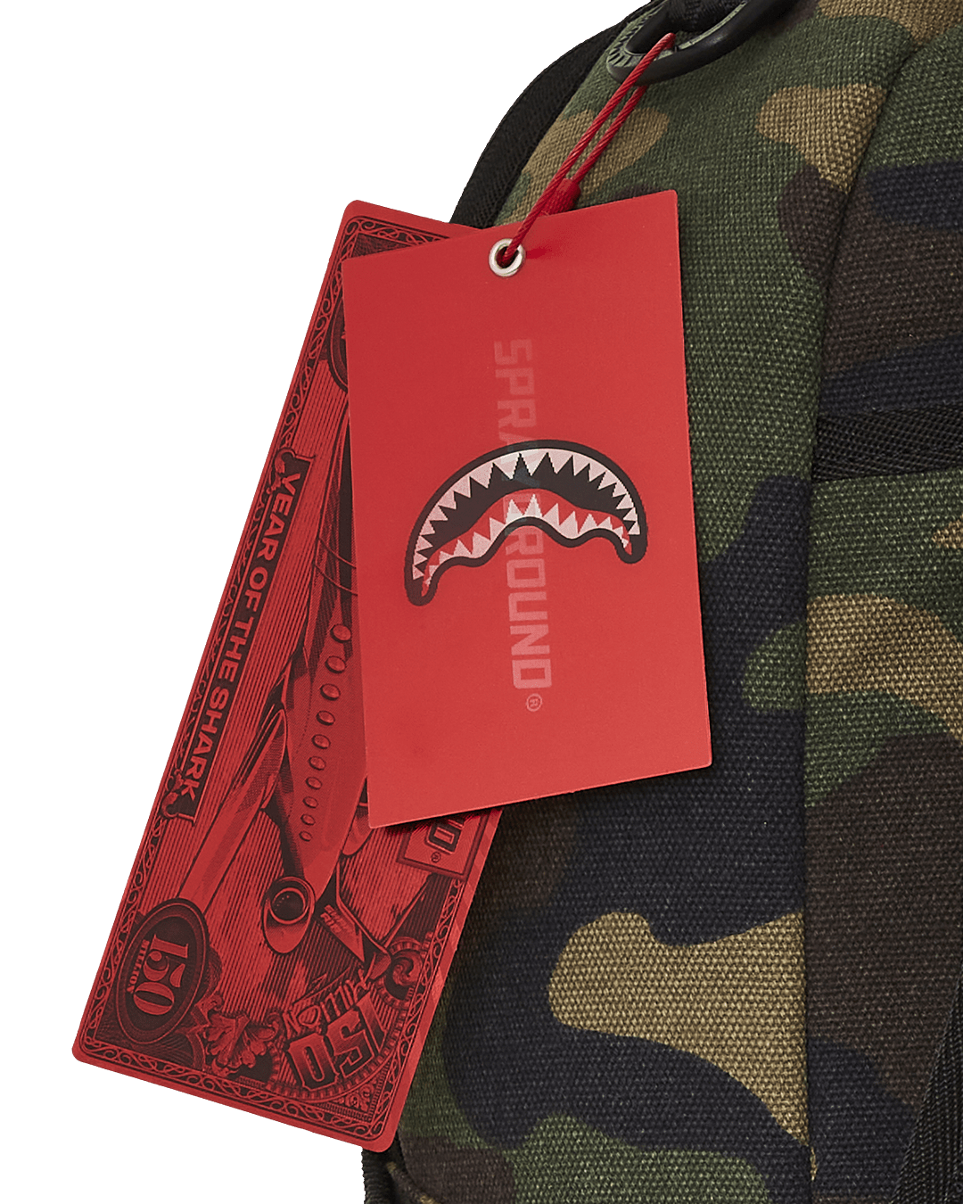 Sprayground Shark Central Camo DLXS Backpack - OnSize