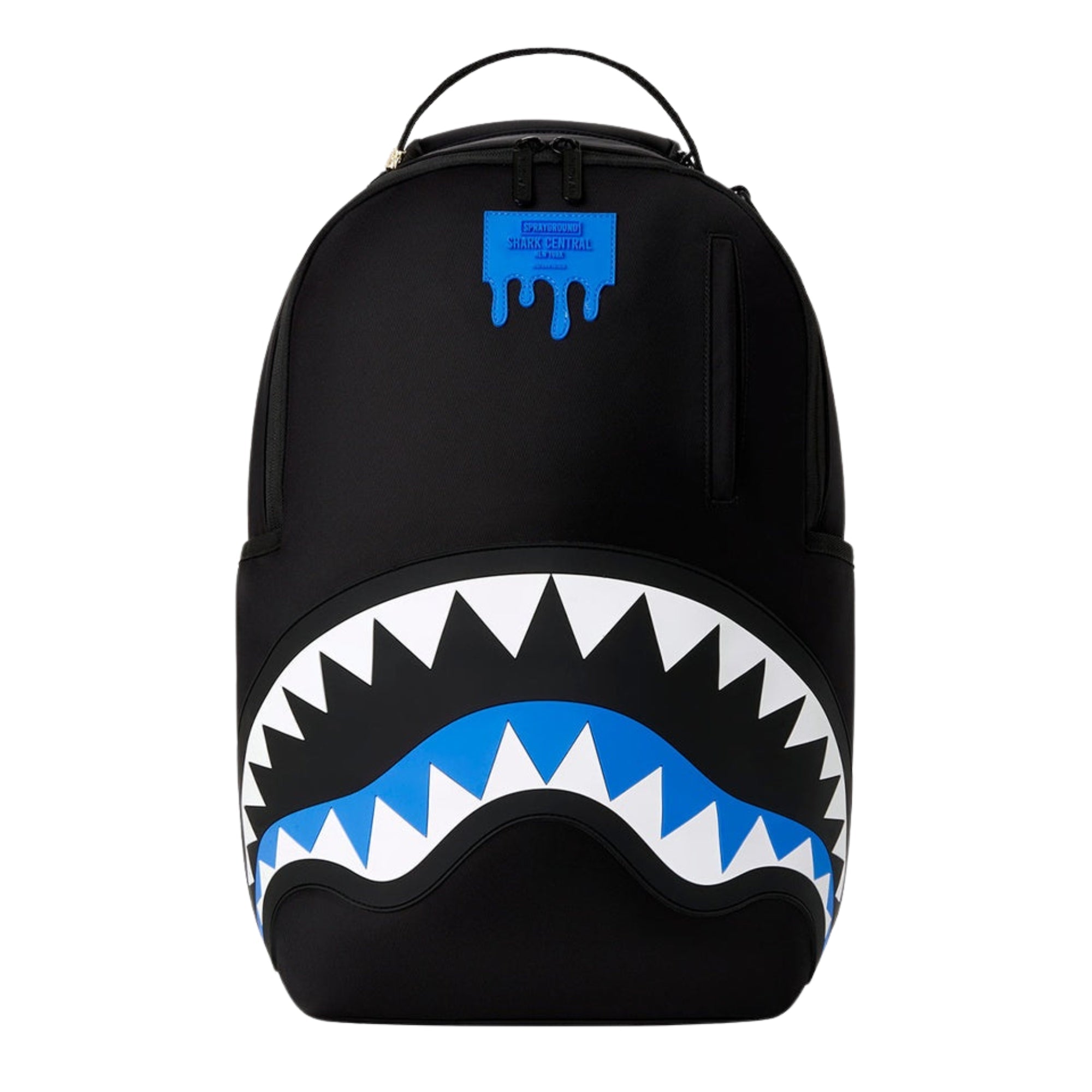 Sprayground Shark Central Light Blue Backpack - OnSize