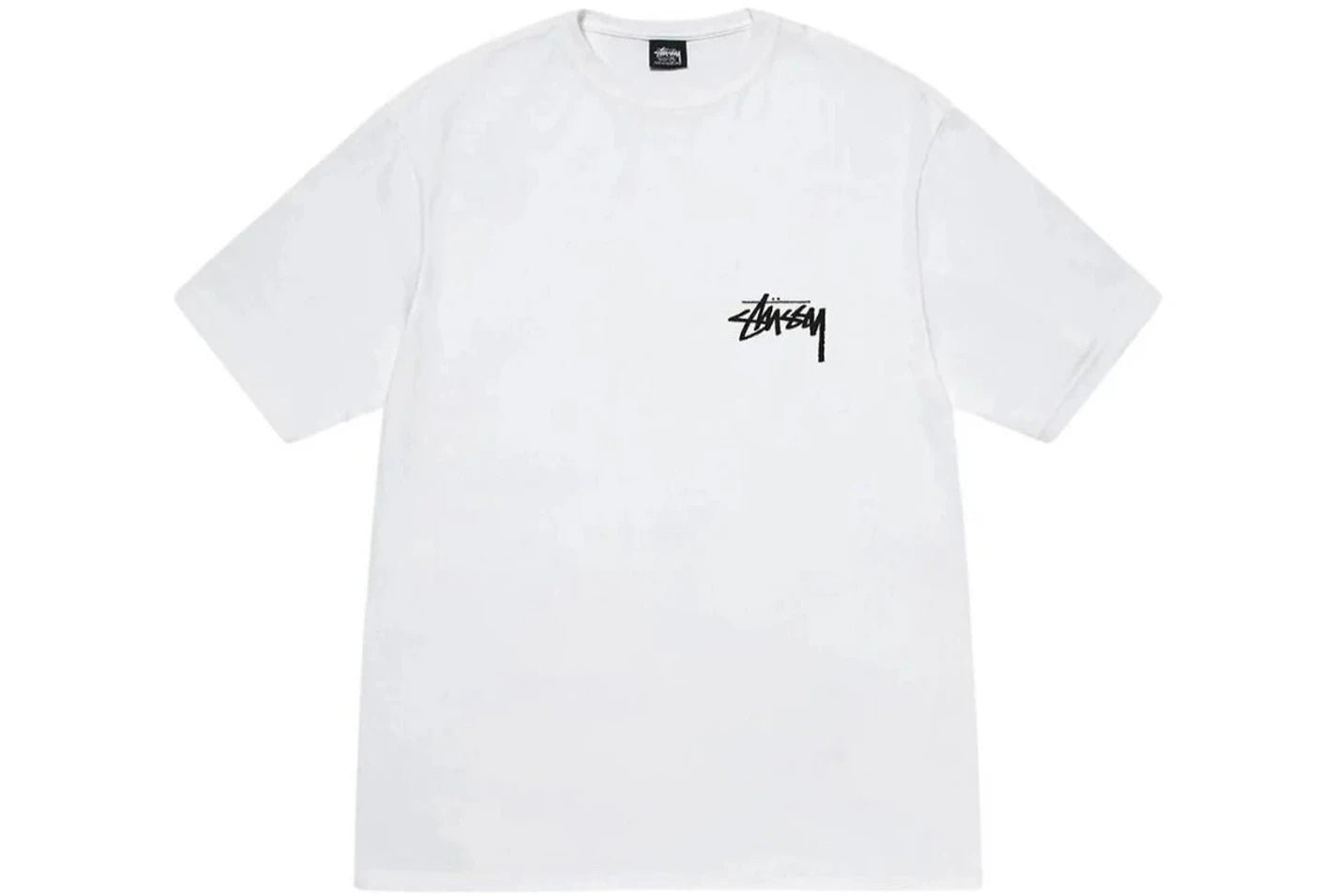 Stussy Burning Stock Tee White - OnSize