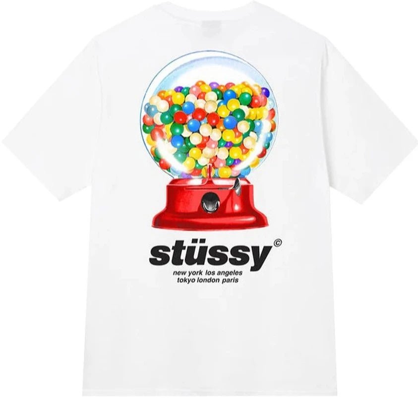 Stussy Gumball Tee White - OnSize