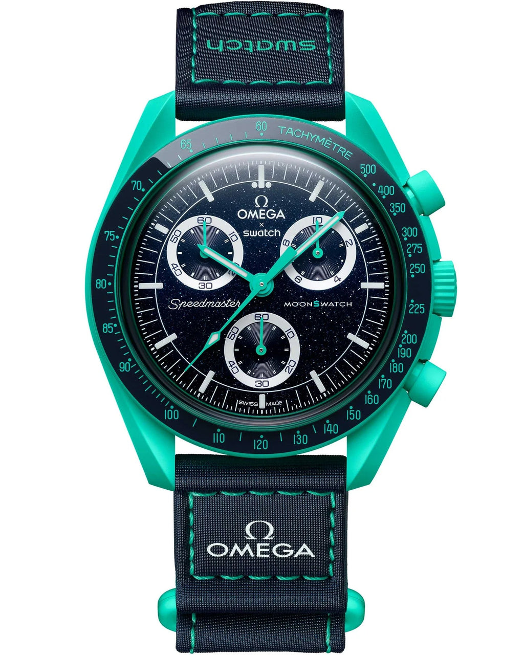 OMEGA ×SWATCH MISSION ON EARTH MISSION ON EARTH – LAVA, – POLAR LIGHTS, – DESERT