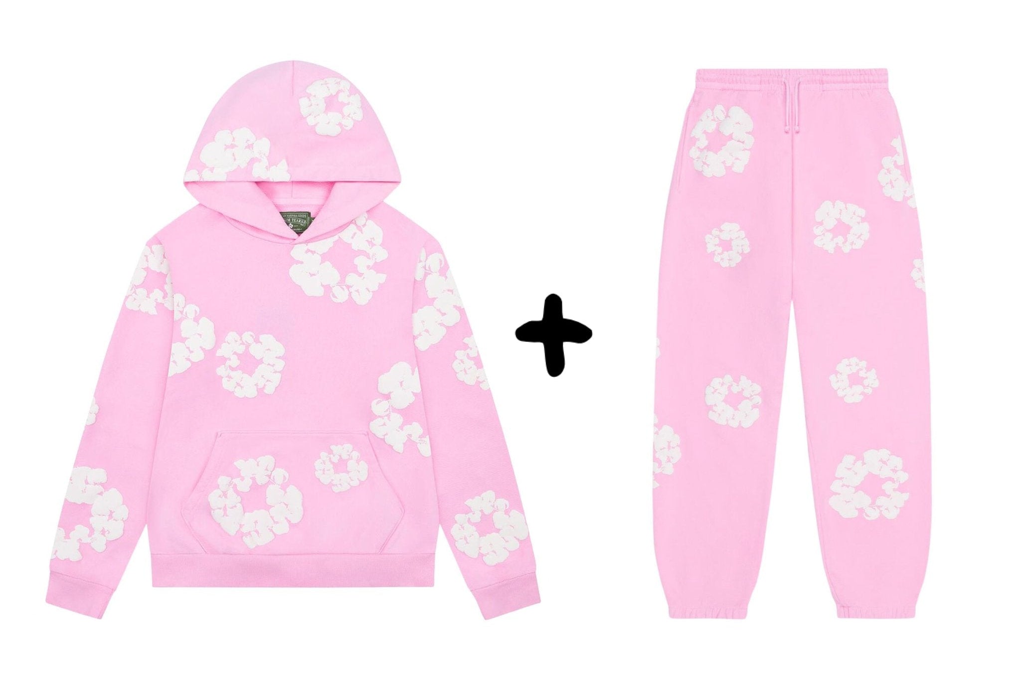 Denim Tears The Cotton Wreath Set Powder Pink