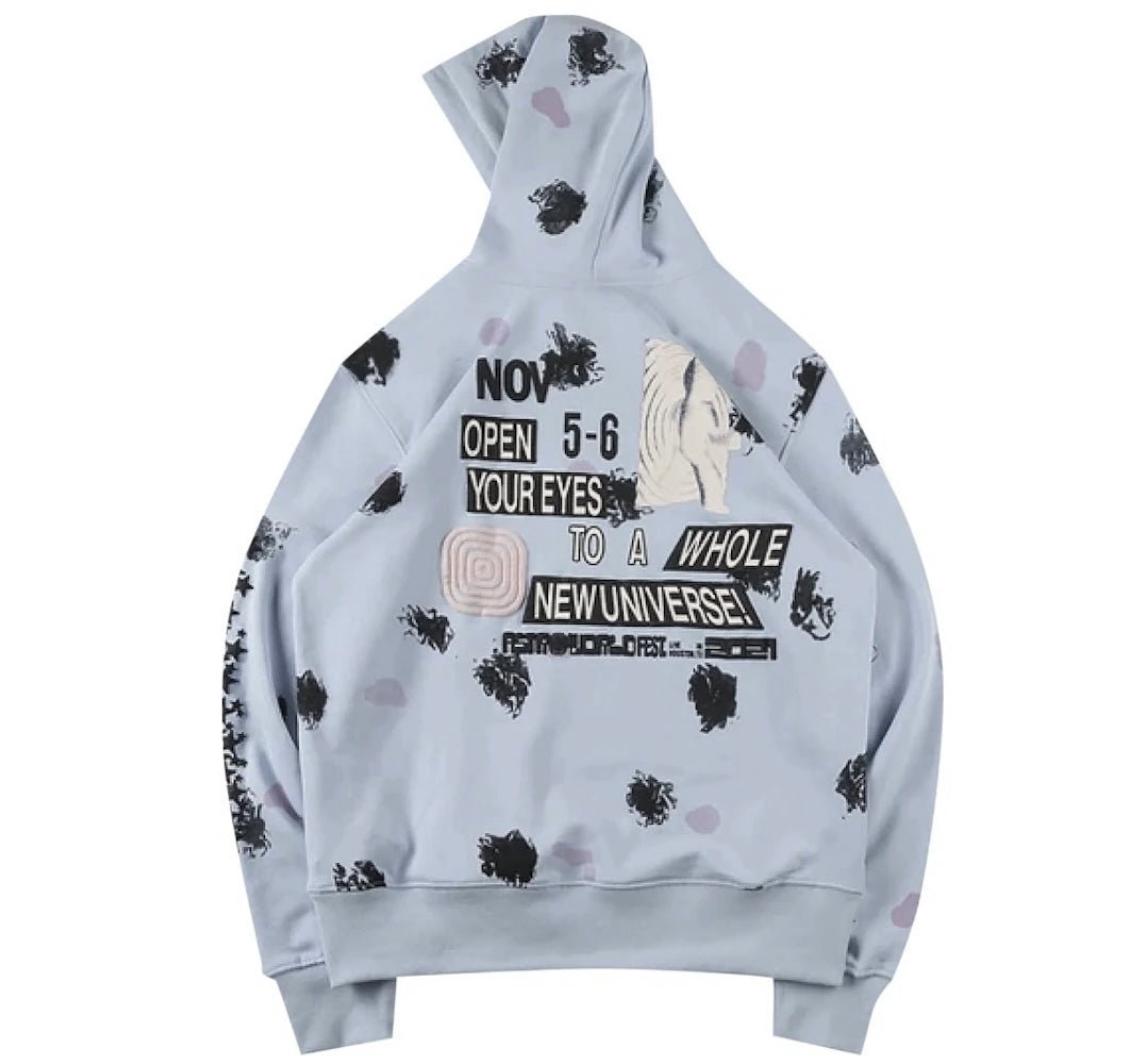 Travis Scott See You In Utopia Hoodie Tie Dye - OnSize