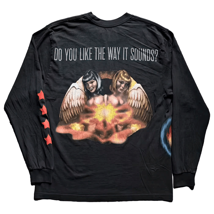 Travis Scott Utopia Circus Maximus 2023 Tour L/S Tee Black - OnSize