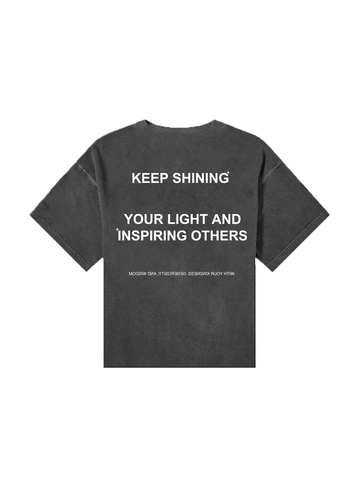 UNREAL Keep Shining Tee Stone Washed - OnSize