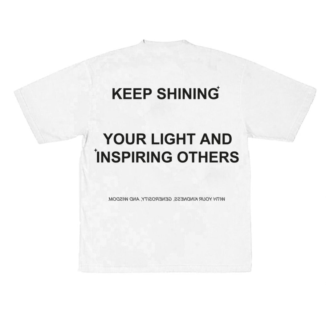 UNREAL Keep Shining Tee White - OnSize