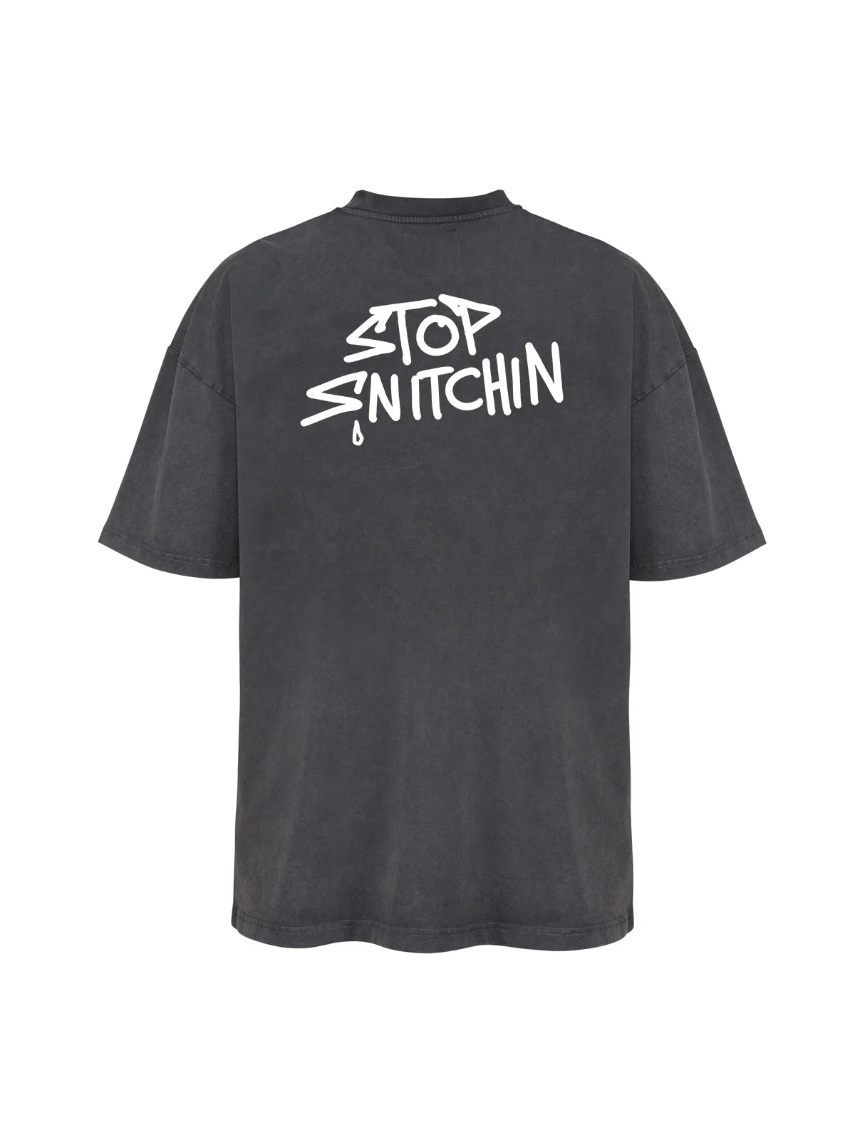 UNREAL Stop Snitchin Tee Washed - OnSize