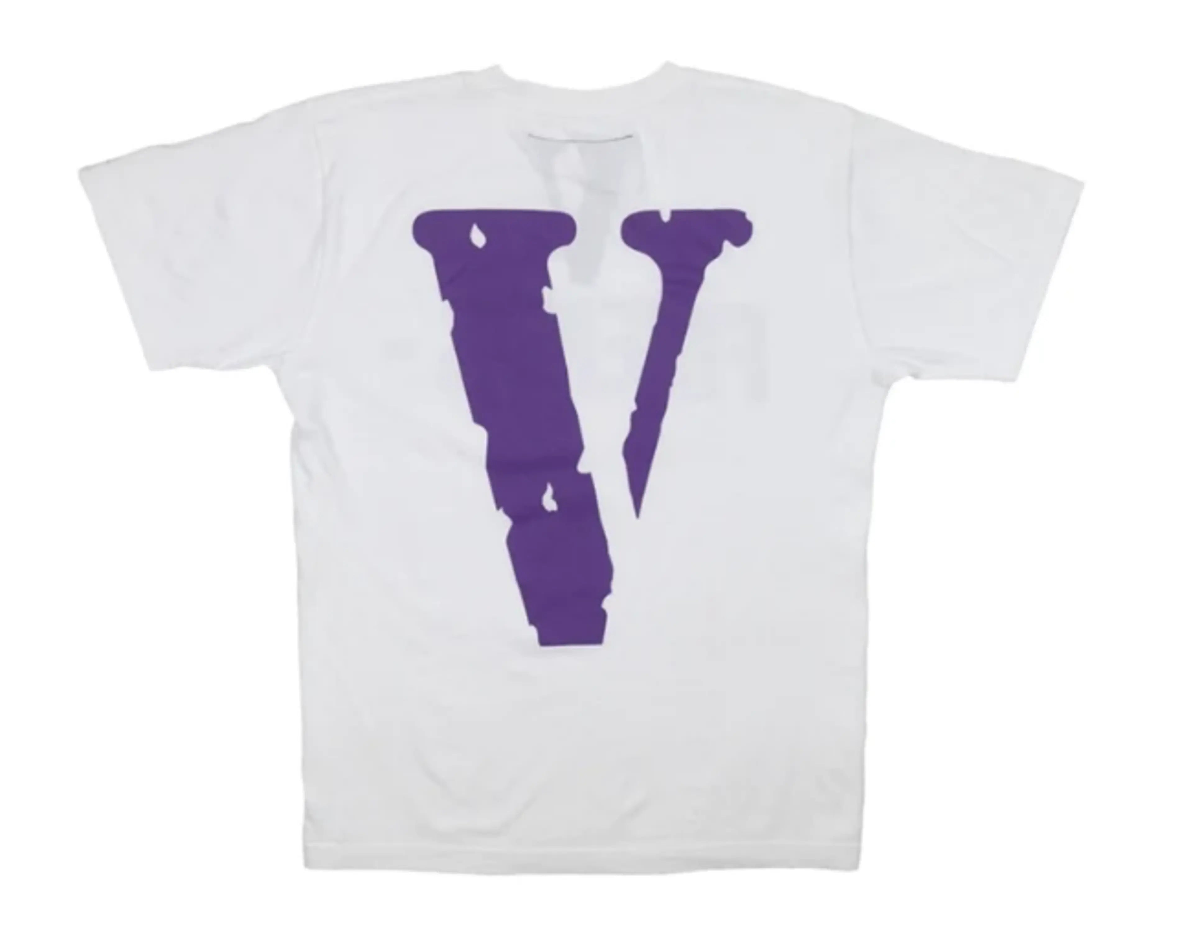 Vlone Staple Tee Purple White - OnSize