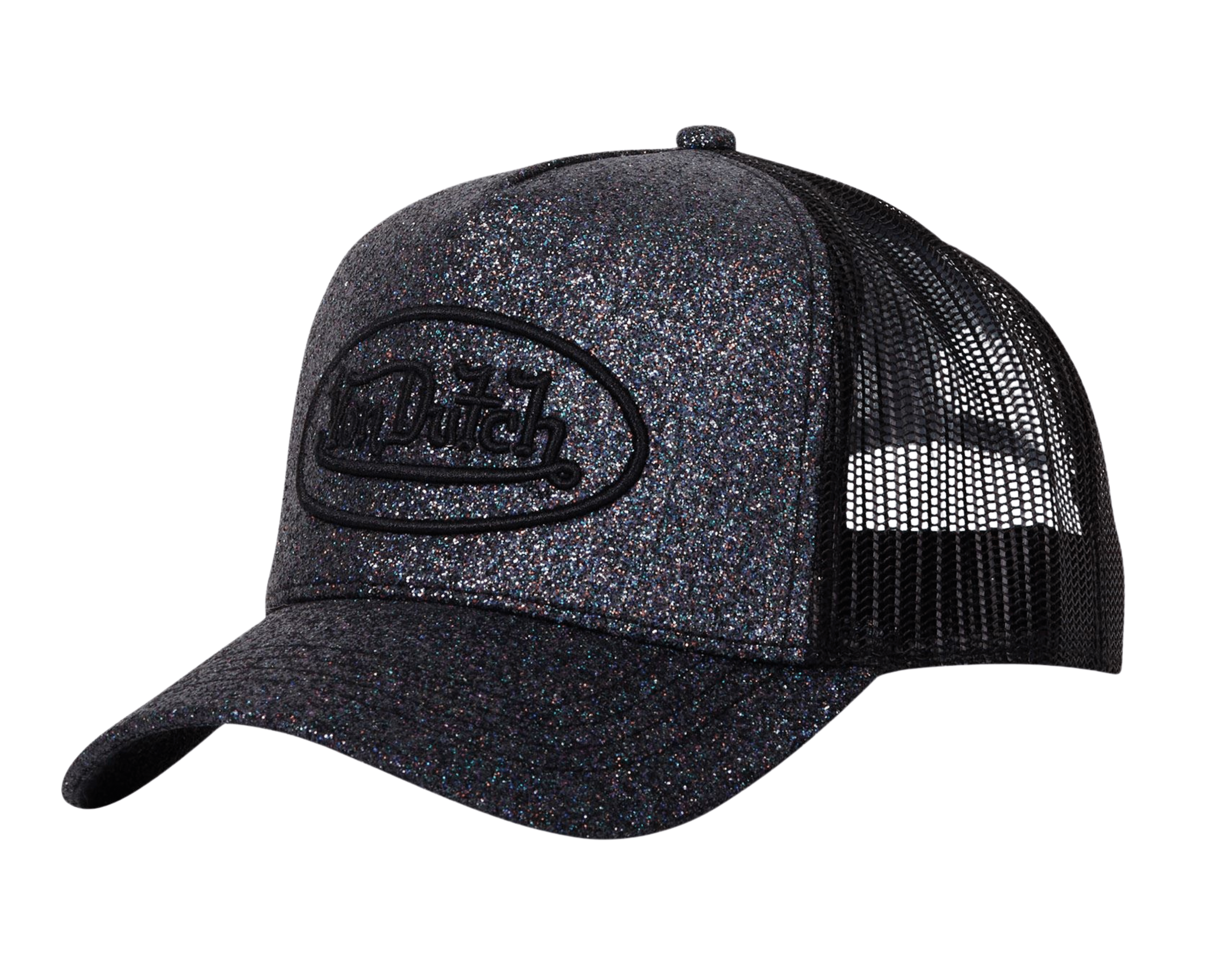 Von Dutch Baseball Cap Glitter Black - OnSize