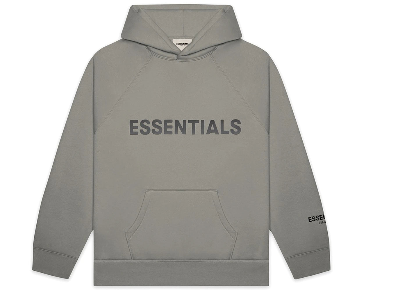 Fear of God Essentials Pullover Hoodie (FW20) Applique Logo Cement - OnSize