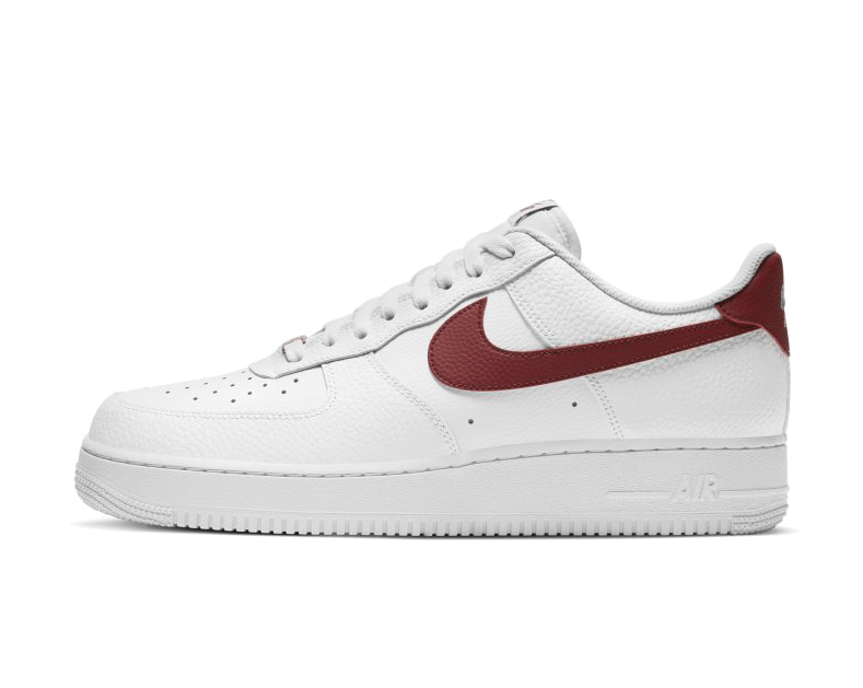 Nike Air Force 1 Low White Team Red - OnSize